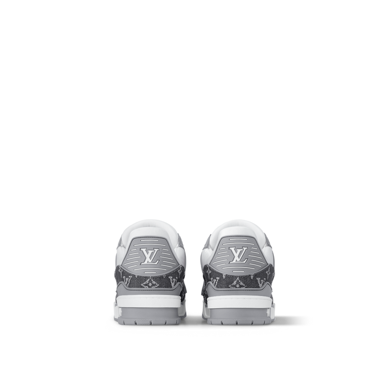 Sneaker LV Trainer Gris Blanc