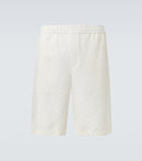 GUCCI - ENSEMBLE GG SHORT + CHEMISE en lin melangé Blanc