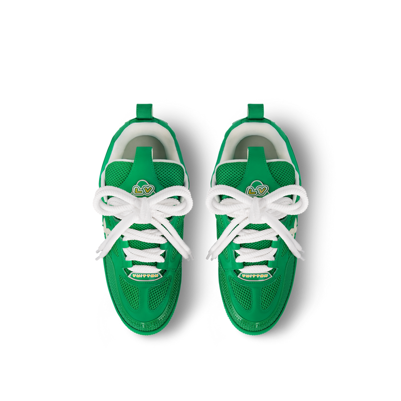 Sneaker LV Skate Vert Blanc Cassé