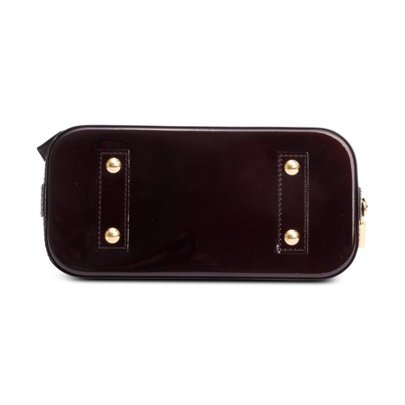 Louis Vuitton Amarante Monogram Vernis Leather Alma BB