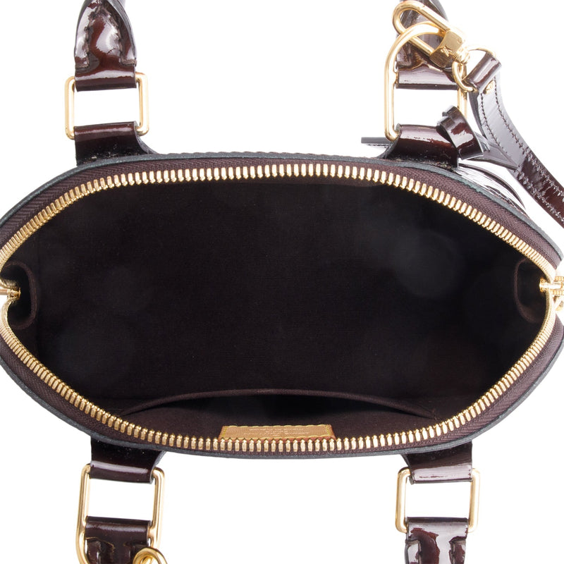 Louis Vuitton Amarante Monogram Vernis Leather Alma BB