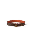 Louis Vuitton - Ceinture LV Dimension Sunset 40 mm réversible Marron