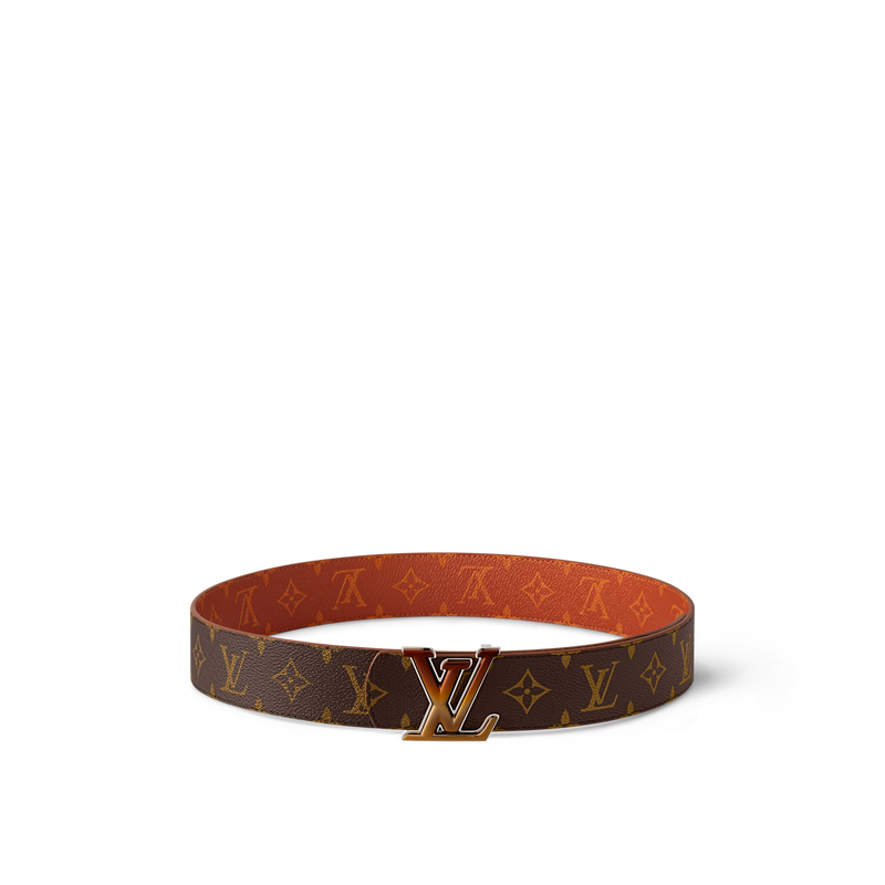 Louis Vuitton - Ceinture LV Dimension Sunset 40 mm réversible Marron