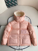 Moncler - Doudoune ABBAYE brodé ‘MONCLER’ Rose Clair F
