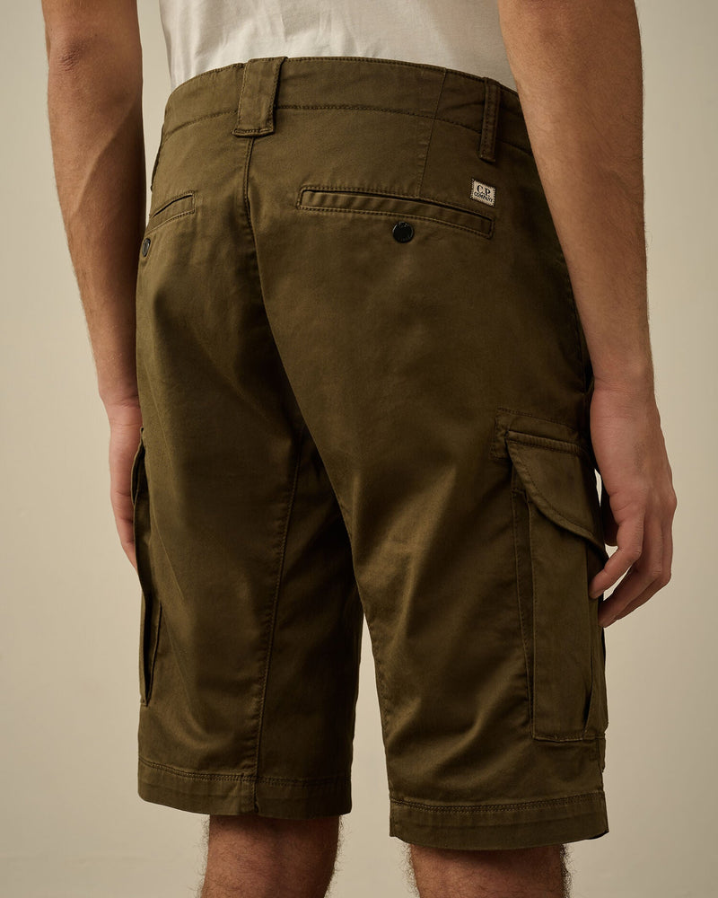 C.P Company - Short Cargo stretch sateen Ivy Green