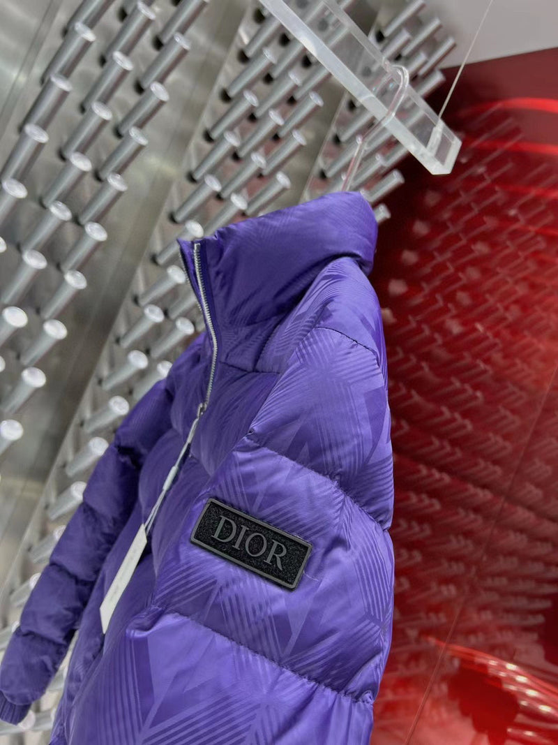Dior - Doudoune CD oblique Violet