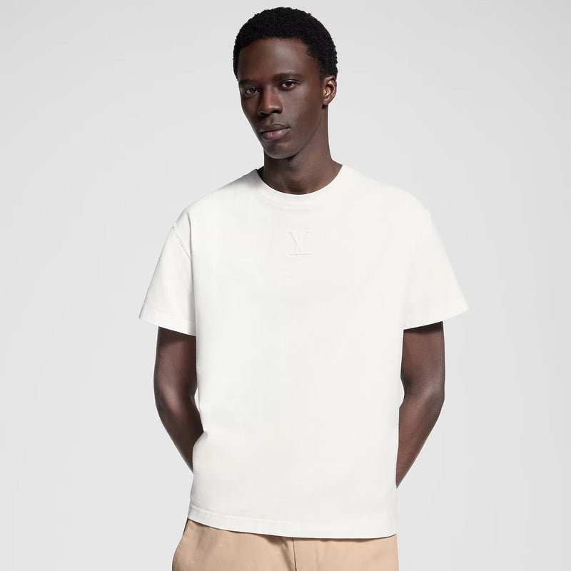 Louis Vuitton - Tee-shirt embossé LV Blanc Optique