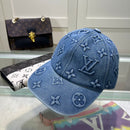 Louis Vuitton - Casquette en Denim Bleu