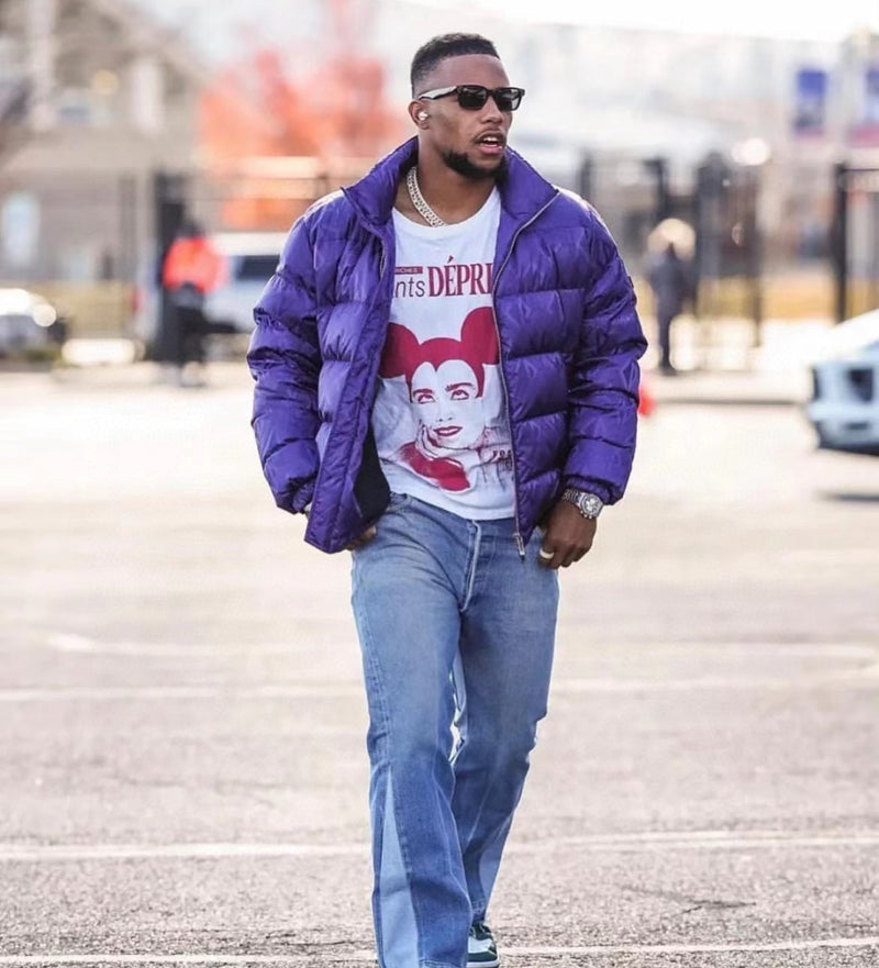 Dior - Doudoune CD oblique Violet