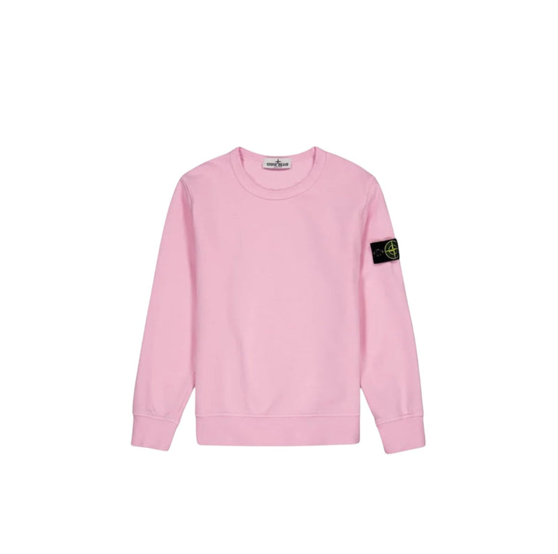 Stone Island - Pull à badge rose