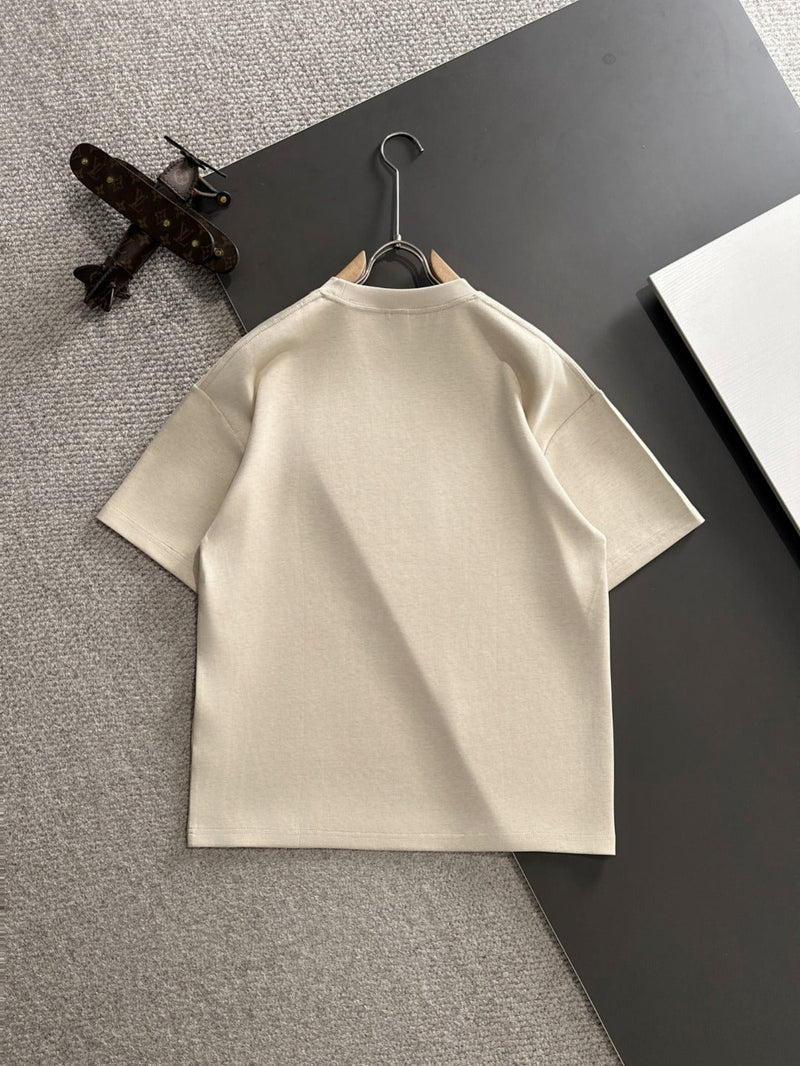 Fendi - T-shirt avec logo Fendi en orange - Crème