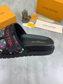Louis Vuitton - Sandale LV x TM Multicolore Noir