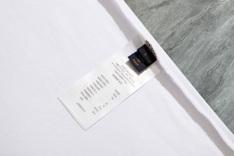 Louis Vuitton - T-shirt manches courtes lettres Multicolores Blanc