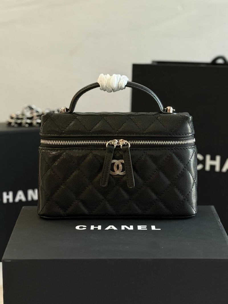 Chanel - Sac à bandoulière 18cm Rose/Bleu Clair/Blanc