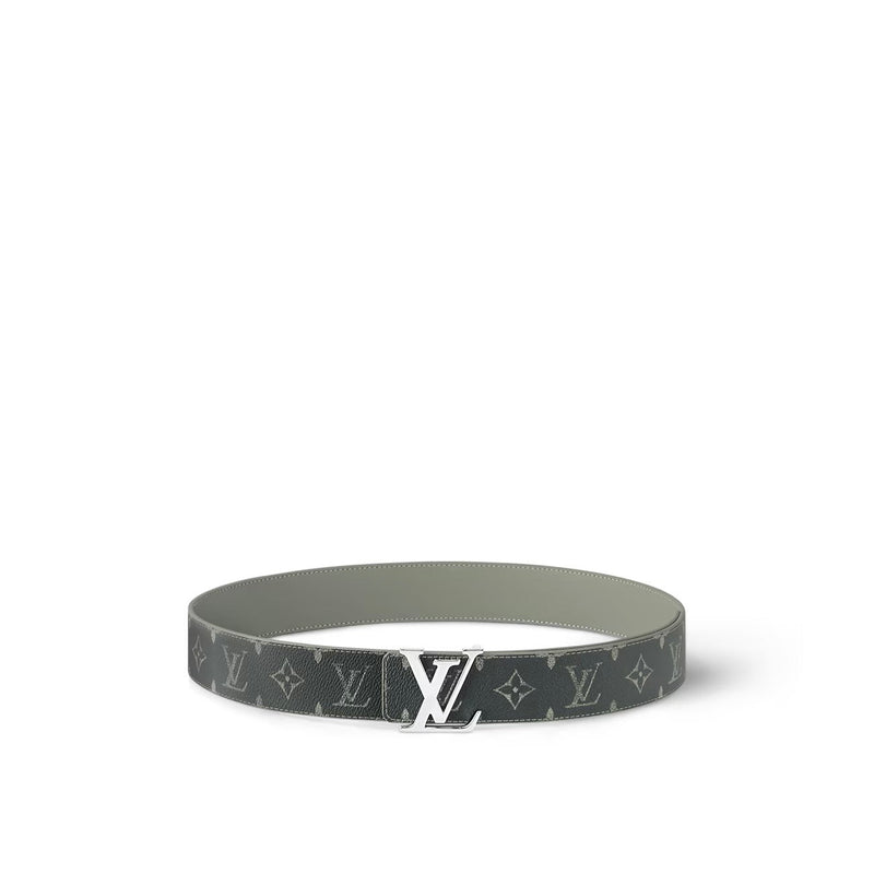 Louis Vuitton - Ceinture LV Initiales 40 mm réversible Kaki