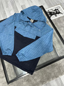 Dior - Veste coupe-vent imperméable Oblique Bleu et Noir