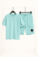 Ensemble C.P. Bleu turquoise - T-Shirt & Short