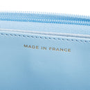 Chanel Turquoise Quilted Caviar Leather Classic Wallet on Chain w/ Box