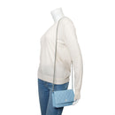 Chanel Turquoise Quilted Caviar Leather Classic Wallet on Chain w/ Box