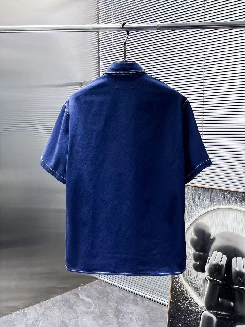 Prada - Ensemble Prada CHEMISE + SHORT Bleu