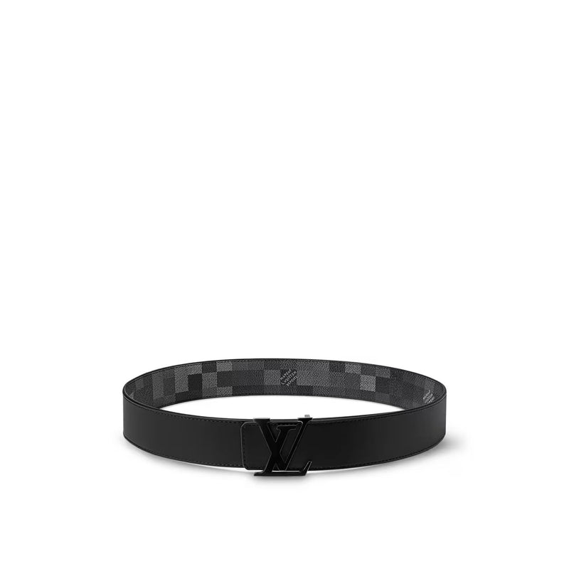 Louis Vuitton - Ceinture LV Initiales Damoflage 40 mm réversible