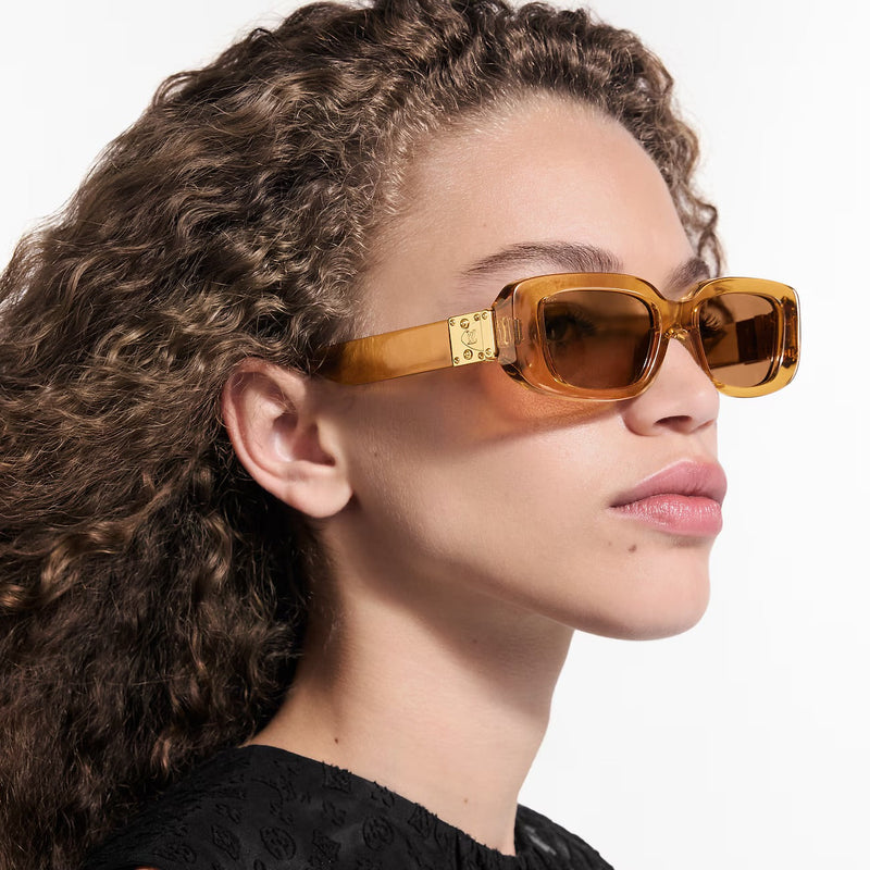 Louis Vuitton - Lunettes de soleil cat eye S-Lock Jaune Ambre