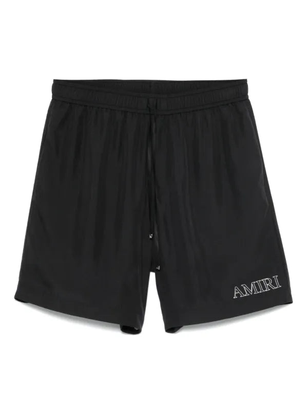 Amiri - Short à logo brodé Noir