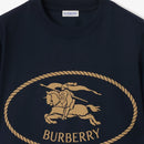Burberry - T-shirt en coton Knight Marine