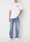 Casablanca - T-shirt logo imprimé Blanc