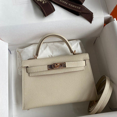 Hermes - Birkin 19 cm Crème Vanille