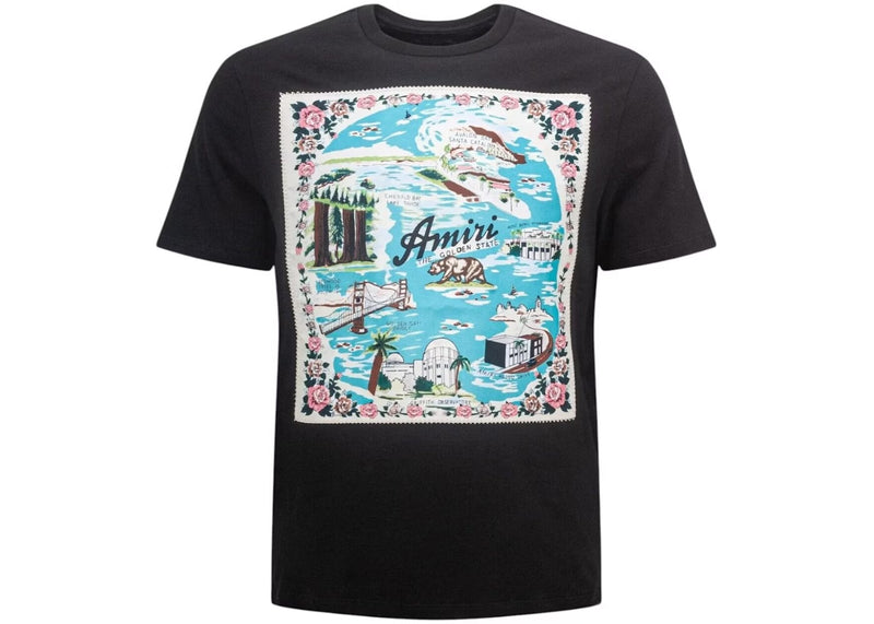 Amiri - California Hawaiian Tee Noir