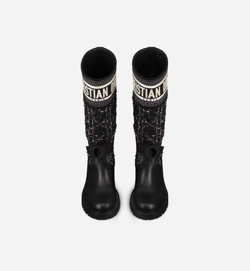 Dior - Bottes D-Major Tweed à motifs