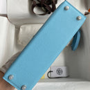 Hermes - Birkin 19 cm Bleu azur