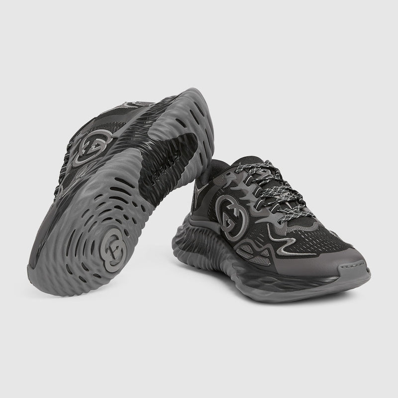 BASKETS GUCCI RIPPLE POUR HOMME Noir