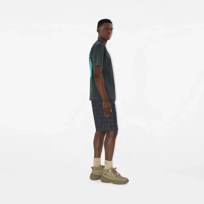 Burberry - T-shirt en coton à logo ondulé Atom