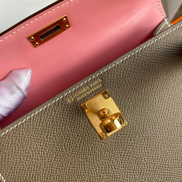 Hermes - Birkin 19 cm Taupe foncé