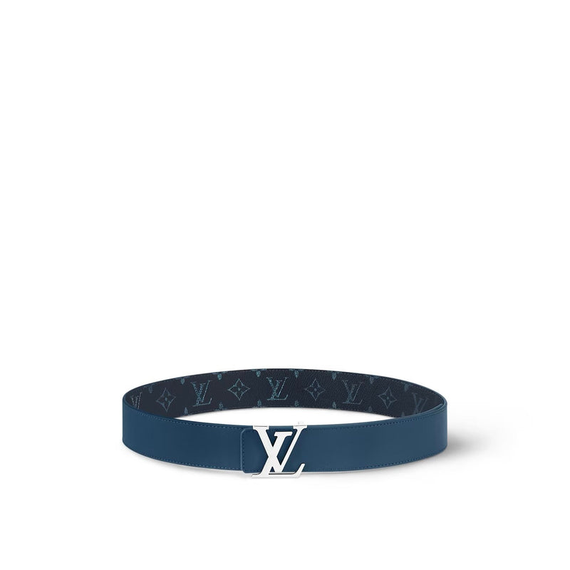 Louis Vuitton - Ceinture LV Initiales 40 mm réversible Bleu