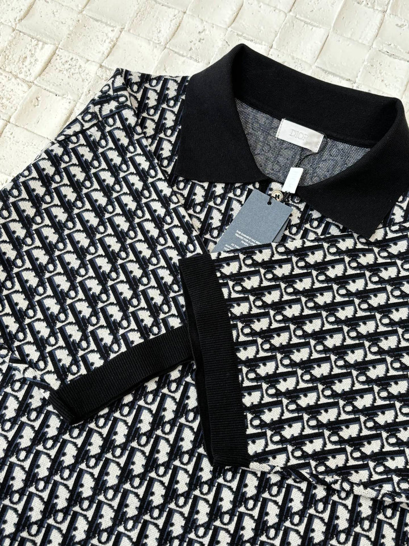 Dior - Polo Dior Motif Iconic Noir/Blanc