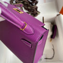 Hermes - Birkin 19 cm  Violet améthyste
