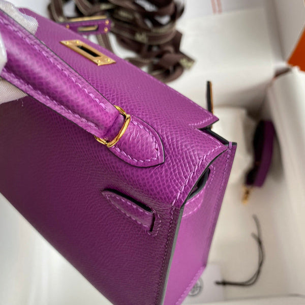 Hermes - Birkin 19 cm  Violet améthyste