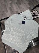 Louis Vuitton - Sweat à capuche monogramme LV Iconic Gris clair