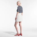 Louis Vuitton - Jupe en denim Monogram Fil Coupé