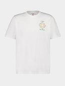 Casablanca - T-shirt Championship Diamond T-Shirt Blanc