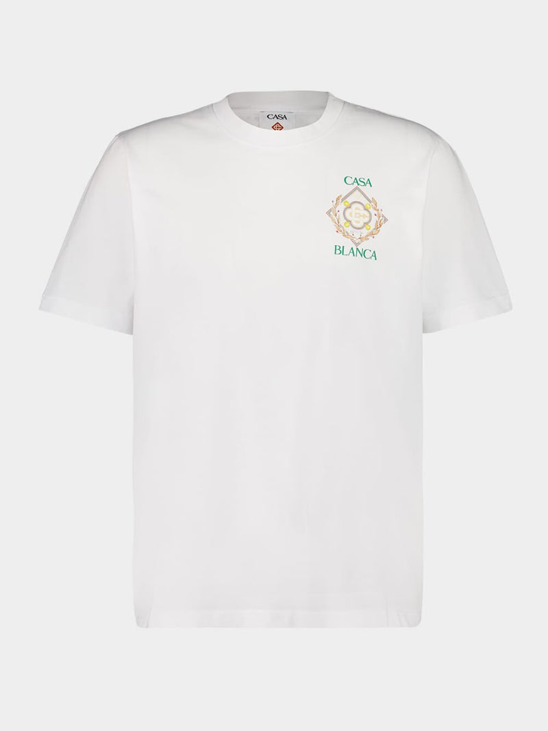 Casablanca - T-shirt Championship Diamond T-Shirt Blanc