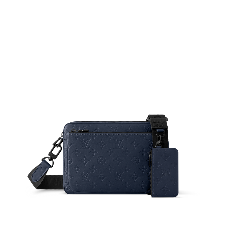 Sac Trio Messenger Bleu Nuit