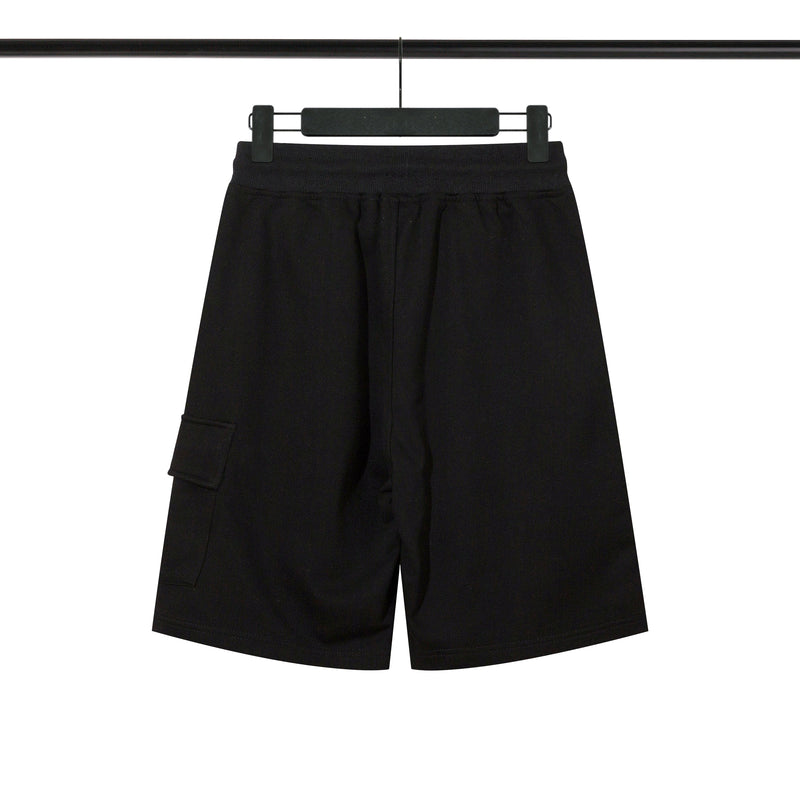 C.P Company - Shorts en coton avec poche latérale - Noir