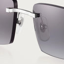 Cartier - Lunettes solaires Panthère Gris / Verres Gris Dégradés