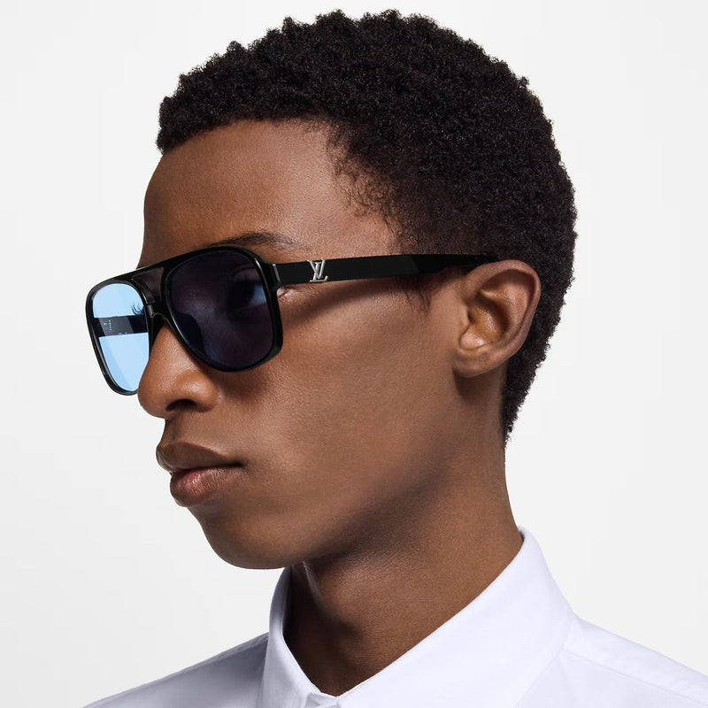 Louis Vuitton - Lunettes de soleil LV Hit Bleu