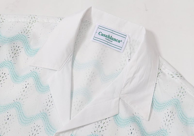 Casablanca - Ensemble Chemise + Short Vert/Noir/Bleu