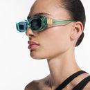 Louis Vuitton - Lunettes de soleil cat eye S-Lock Crystal Blue